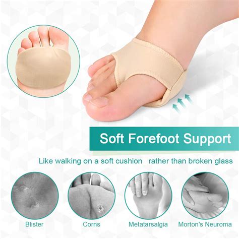 Gel Mortons Neuroma Pads With Metatarsal Support Nuova Health