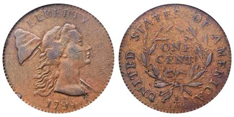 1794 Liberty Cap Large Cent Head Of 1793 Early Copper Penny Coin Value