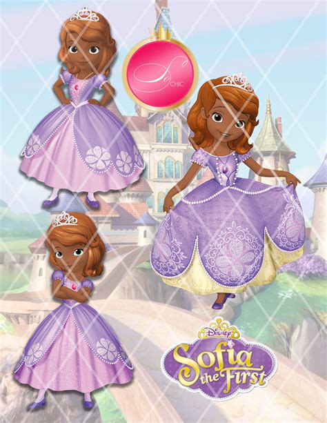 African American Aa Sofia The First Custom Party Favors Diy Party