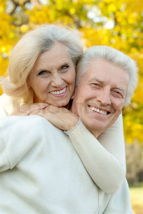 Porträt Von älteres Ehepaar Stock Bild Colourbox