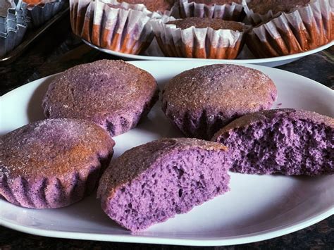 Nancys Home Cooking How To Make Ube Mamon Ube Mamon Recipe