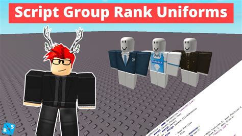 Roblox Scripting Tutorial How To Script Group Rank Uniforms Youtube
