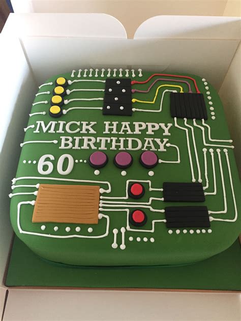 Computer Theme Computer Nerd Birthday Cakes For Men Cute Birthday