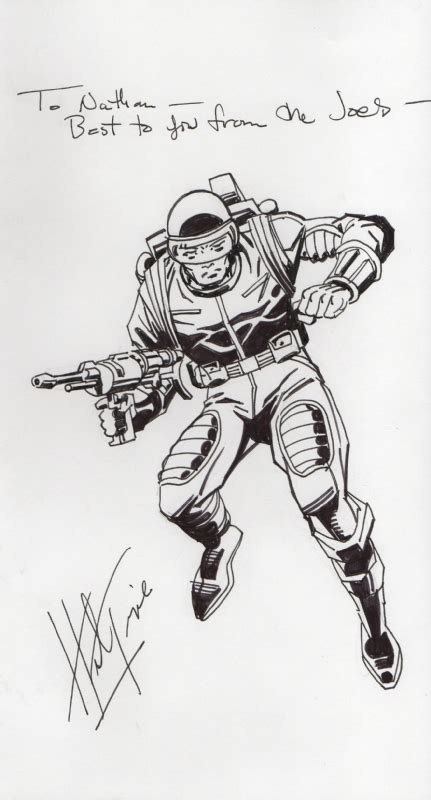 Gi Joe Flash By Herb Trimpe In Nathan Stacys Herb Trimpe Comic Art