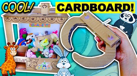 100 Super Easy Diy Cardboard Claw Machine Fully Functional Arcade