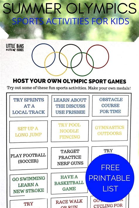 List Of Olympic Sports Examples And Forms