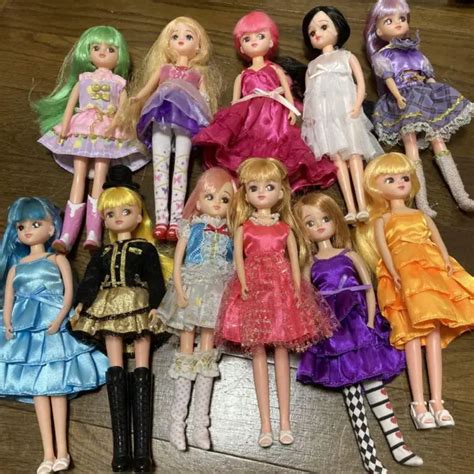 Lot 11 Licca Chan Doll And Doll Clothes And Accessory Etc Bulk Sale