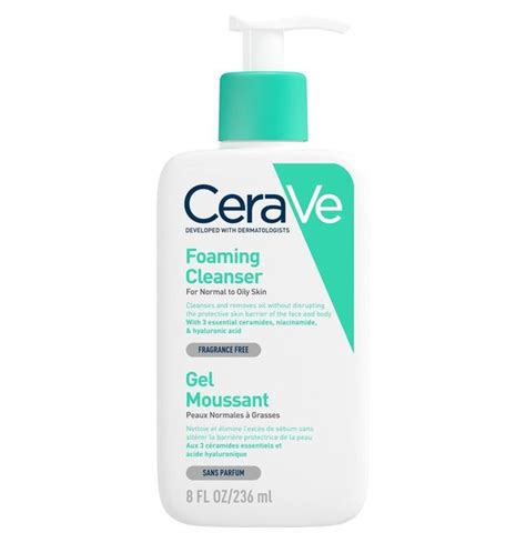 Cerave For Normal To Oily Skin Foaming Cleanser 236ml