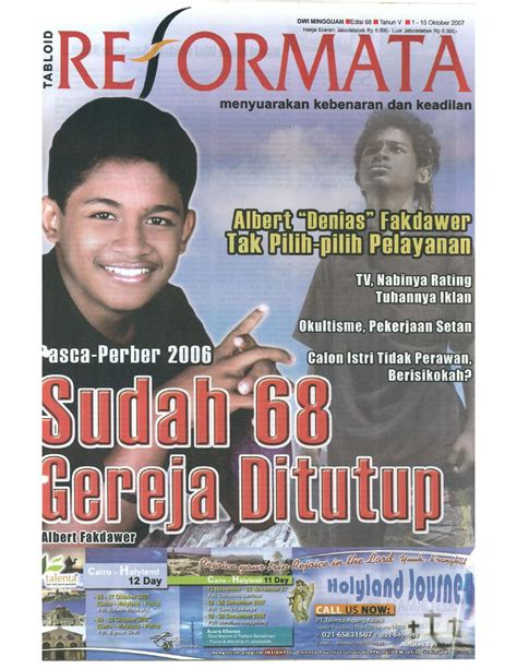 tabloid reformata edisi 68 oktober minggu i 2007 by tabloid reformata issuu