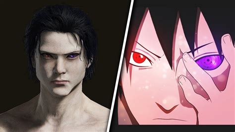 Elden Ring How To Create Sasuke Uchiha Character Creation Options