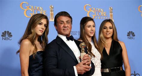 Sylvester Stallones Three Daughters Make Miss Golden Globes History