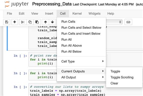 Jupyter Notebook Command For Hide The Output Of A Cell Gang Of Coders