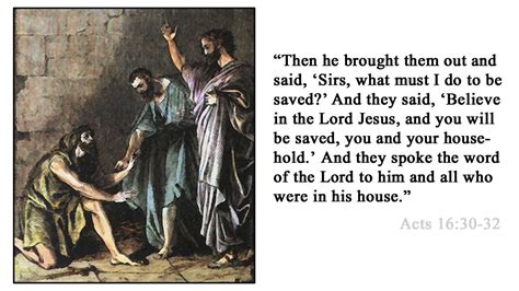 Acts 1631 Believe And Youll Be Saved Youtube
