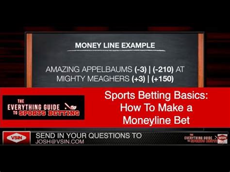 Legal nj sportsbook and nj online sports betting sites are ultimately controlled by the same license holders who currently offer casino gambling or horse race betting in the state, including. What is a Moneyline Sports Bet, Learn the Basic Sports ...