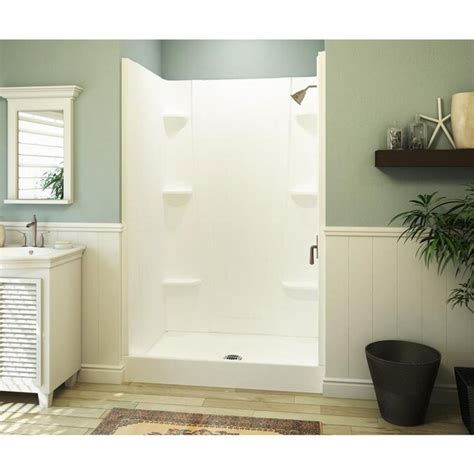 Swanstone A2 High Gloss White Panel Kit Shower Wall Surround 48 In X 01875 In In The Shower