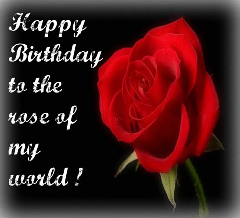 Birthday Rose For My Rose Free Flowers Ecards Greeting Cards 123