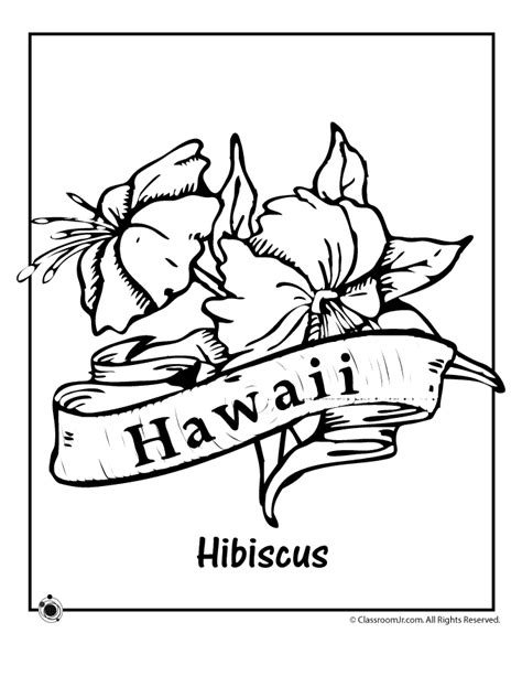 Hawaiian Coloring Pages To Download And Print For Free
