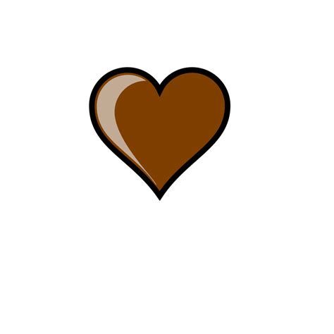 Brown Heart SVG Clip arts download - Download Clip Art, PNG Icon Arts png image