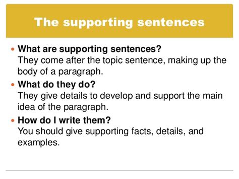 The end result will be the identification of the central or main idea of the passage. Paragraphs and topic sentences
