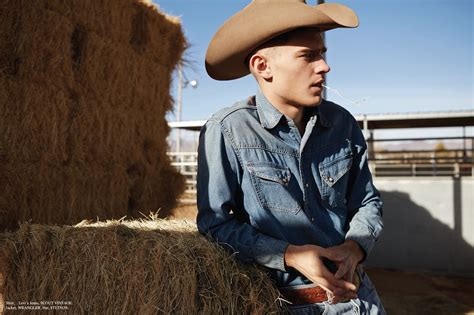 Western Style Bo Develius Embraces Cowboy Fashions For Summerwinter