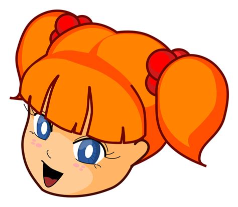 Redhead Anime Girl Vector Clipart Image Free Stock Photo Public