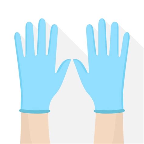 Diseño De Guantes Protectores Quirúrgicos Vector Gratis