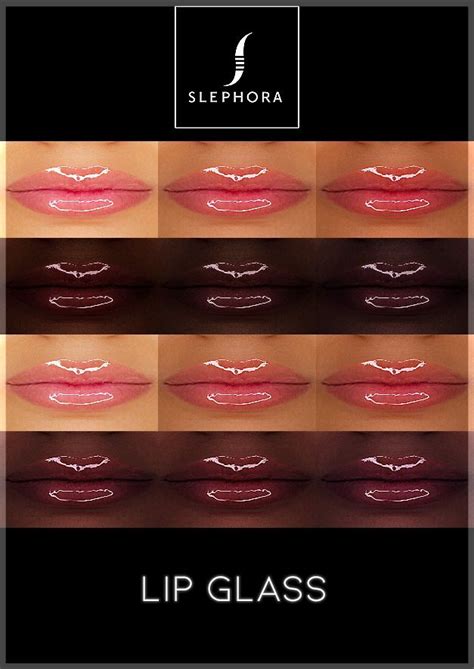 Lip Glass Collection Sims 4 Makeup Lipgloss Lipstick