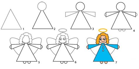 How To Draw An Angel Step By Step For Beginners Pic Connect
