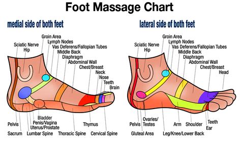 Foot Side Massage Chart