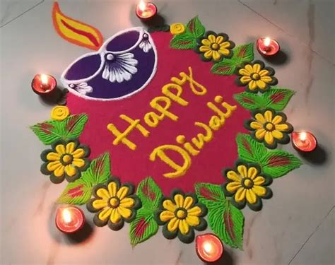 15 Beautiful Rangoli Designs For Diwali Deepavali 2023 Deepavali