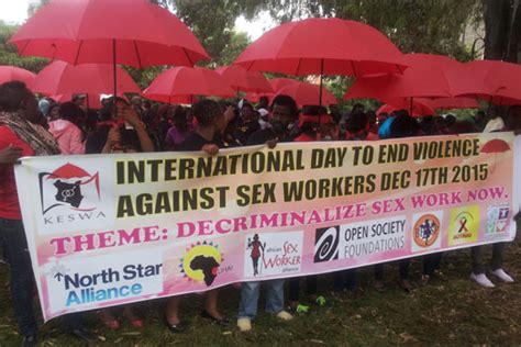 Sex Workers Gays March To Demand Their Rights Nairobi News