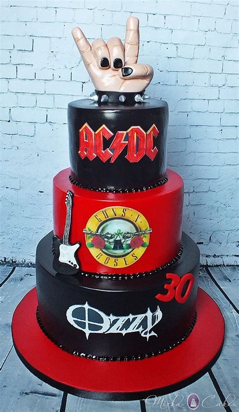 See more ideas about rock n roll, rock, rock star theme. 30th Rock Music Cake | Music themed cakes, Music cakes ...