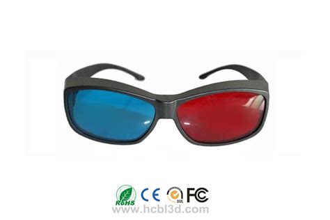 Reuseable 3d Anaglyph Red Blue Glasses For Computer Game Stereo Movie Hcbl 3d