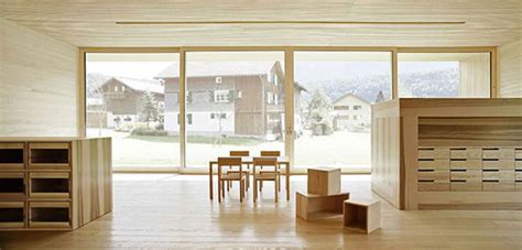 Minimalist Wooden House Ideas By Bernardo Bader Interior Viahousecom