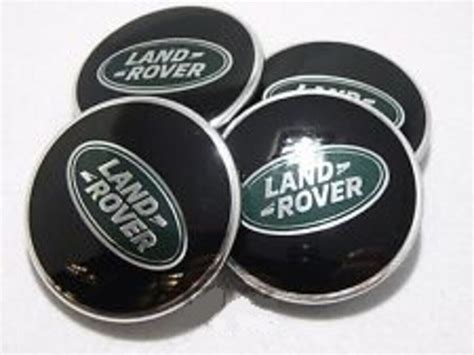 Genuine Range Rover Vogue And Discovery Alloy Wheel Black X4 Centre Caps