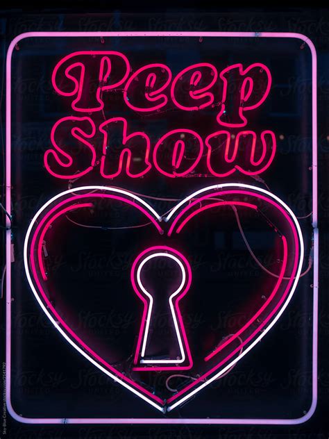 Peep Show Neon Sign