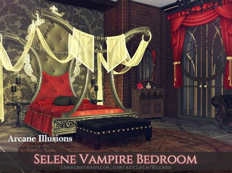 Arcane Illusions Selene Vampire Bedroom Tsr Cc Only The Sims 4