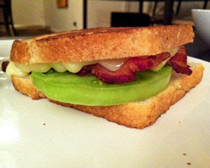 This toasted sandwich is perfect beside soup or a lettuce salad. Grilled Pepper Jack Cheese with Green Tomatoes and Bacon ...