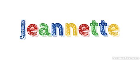 Jeannette Logo Free Name Design Tool From Flaming Text