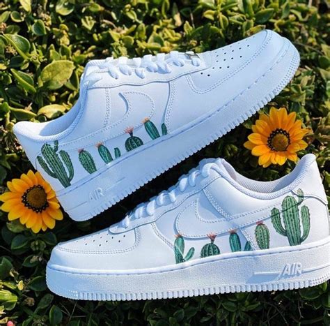Introducing our drip tick nike air force 1 custom sneakers. Custom Airforce 1: Cactus in 2020 | Personalized shoes ...