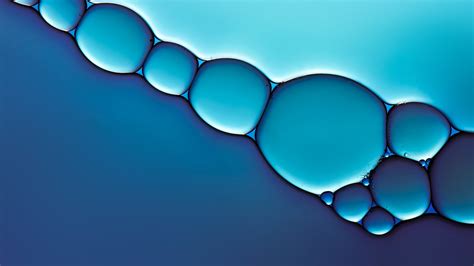 Download Bubble Abstract Blue Hd Wallpaper