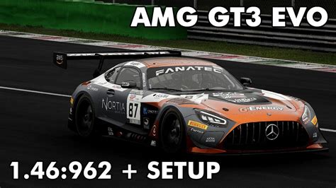 AMG GT3 EVO ACC V 1 9 Monza Hotlap Setup 1 46 962 YouTube