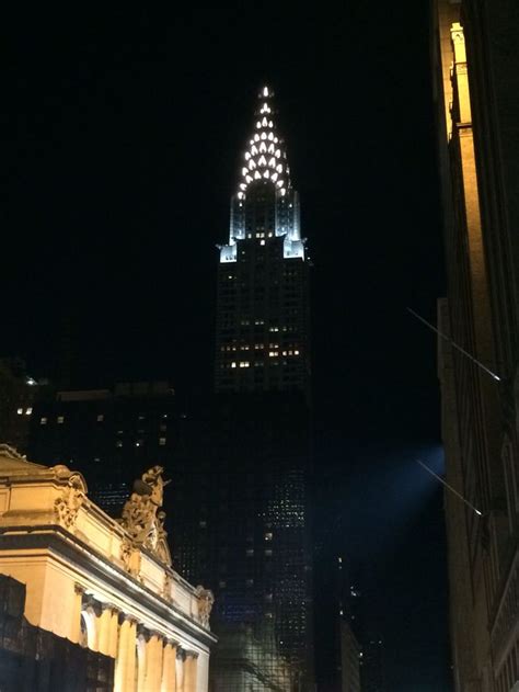 A View Of The Chrysler Building Along With A Portion Of Grand Central