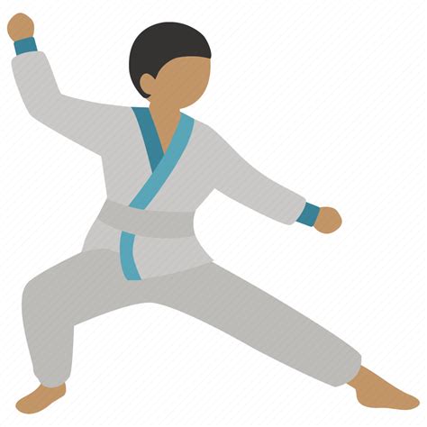 Hapkido Judo Karate Martial Martial Art Stance Taekwondo Icon
