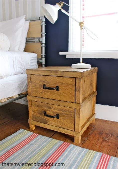 It makes for great storage too. Owens Nightstand | Ana White