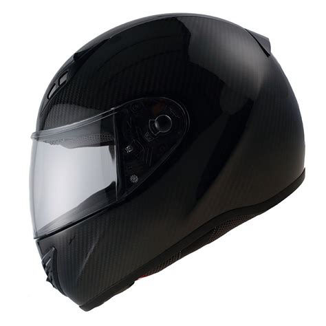 Genuine Carbon Fiber Motorcycle Street Bike Full Face Helmet Black Review