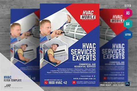 Hvac Company Promotional Flyer Hvac Company Commercial Hvac Flyer