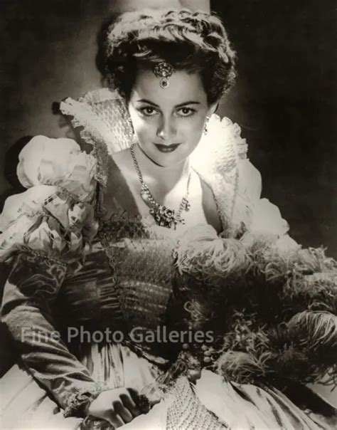 VINTAGE OLIVIA De HAVILLAND Film Actress GEORGE HURRELL Duotone Photo Art PicClick