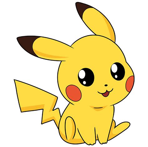 Cute Simple Drawings Of Pikachu