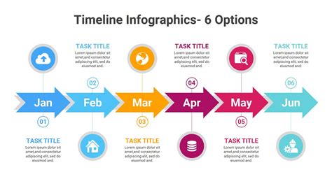Yearly Timeline Powerpoint Infographic Ciloart Aria A
